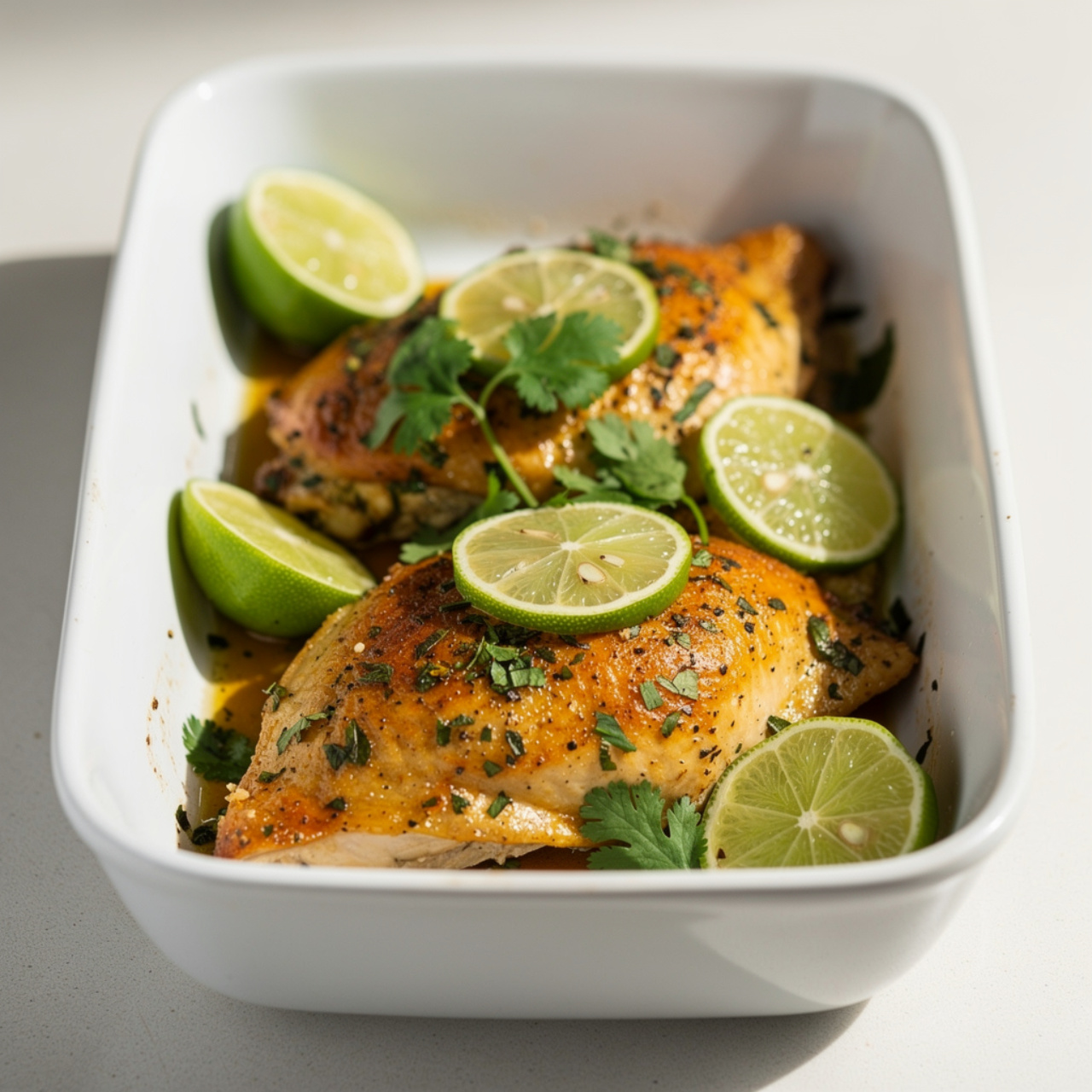 Cilantro Lime Chicken Thighs (Grilled or Oven-Baked)